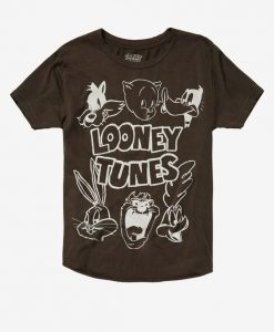 Looney Tunes Raw Hem T-Shirt DS01