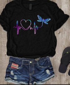 Love Butterfly T-shirt ZK01