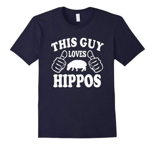 Loves Hippos T-Shirt FR01