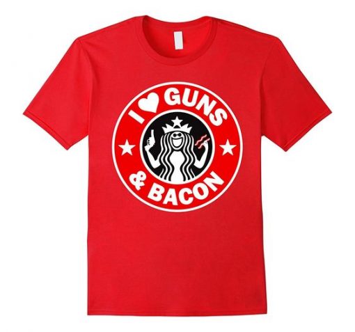 Mens Love Bacon T-Shirt FR01