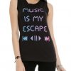 Music Is My Escape Tank Top FD01