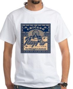 Navy Pier Box Design T-Shirt AV01