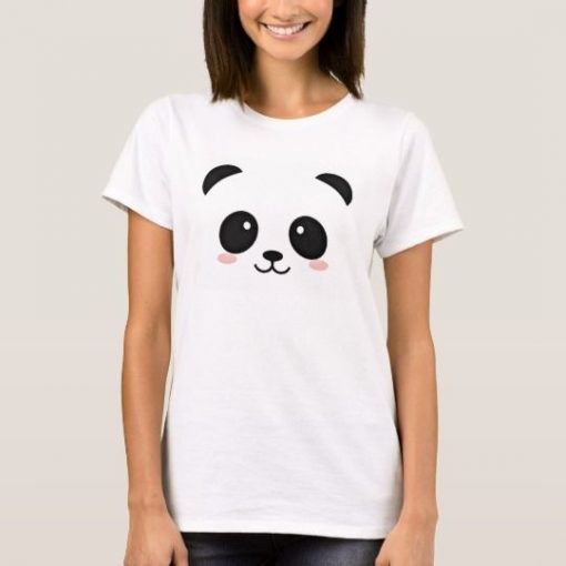 Panda bear face T-Shirt SR01