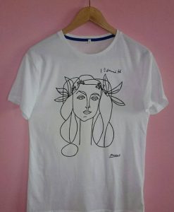 Picasso Woman Sketch T Shirt FD01