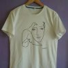 Picasso Woman with Dove Sketch T Shirt FD01