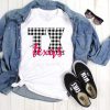 Plaid Texas watercolor T-shirt FD01