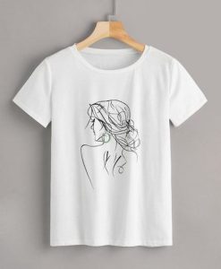 Plus wmn Figure Print Tee T-shirt FD01