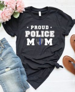 Proud Police Mom T-Shirt FD01