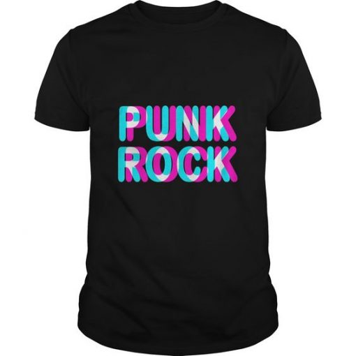 Punk Rock In 3d T Shirt KH01