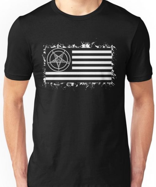 Satanic American Flag T-Shirt FD01