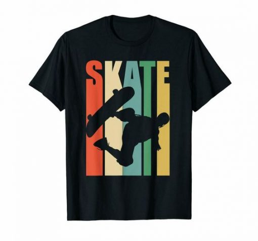 Skateboarder Retro T-shirt FD01