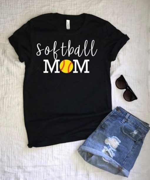 Softball Mom T shirt SR01