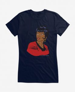 Star Trek Uhura Pop Art Girls T-Shirt EC01