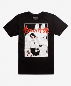 Studio Ghibli Princess Mononoke San & Moro T-Shirt AD01