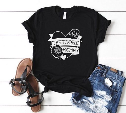 Tattooed Mom T Shirt SR01