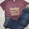 Thankful and Blessed T-shirt AV01