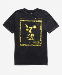 Twenty One Pilots Wilted Roses Acid Wash T-Shirt AD01