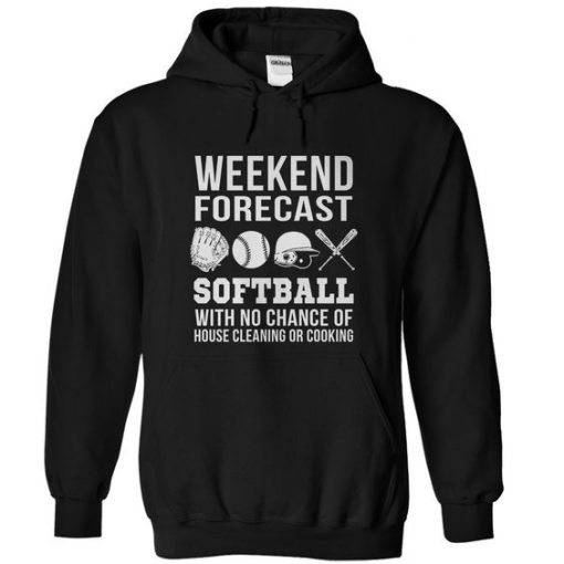 Weekend Forecast Softball Hoodie KH01