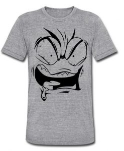 angry face T Shirt SR01