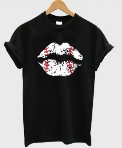 baseball lips T-shirt AV01