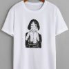 girl holding cat tee T-shirt FD01