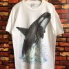 90s Dolphin White T-Shirt VL