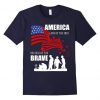America Land The Line Design T-Shirt DV29