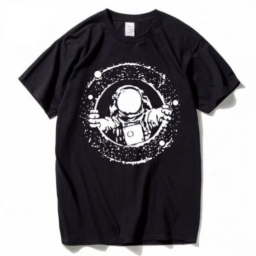 Astronout black t-shirt ER31