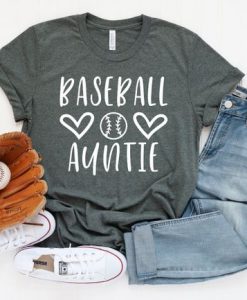 Baseball Auntie T Shirt SR01