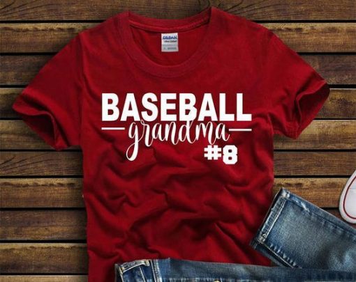 Baseball Grandma T Shirt SR01