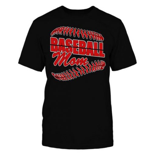 Baseball Mama Print T Shirt SR01
