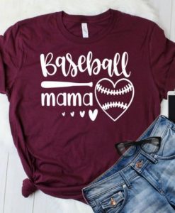 Baseball mama T Shirt SR01