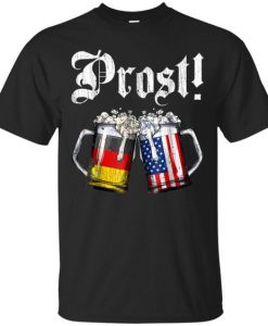 Beer German American Flag T shirt SR01