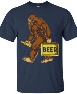 Bigfoot with Beer T Shirt SR01