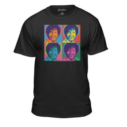 Bob Ross Colorful Faces T-Shirt EL29