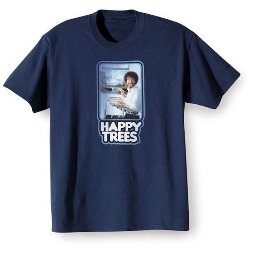 Bob Ross Happy Trees T-Shirt EL29