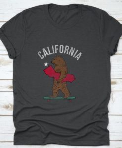 California Bear Skateboard T-Shirt FD01