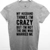 Christmas Gift for wife My Husband T-Shirt AV