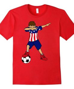 Dabbing Soccer American Football T-Shirt EL01