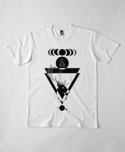 Deer Geometric Shapes T-Shirt EL01