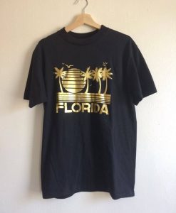 Delta Florida Gold Foil Vintage T-Shirt EL01