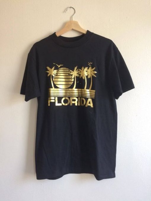 Delta Florida Gold Foil Vintage T-Shirt EL01