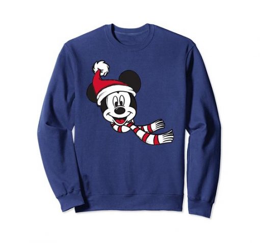 Disney Christmas Santa Hat Sweatshirt FD