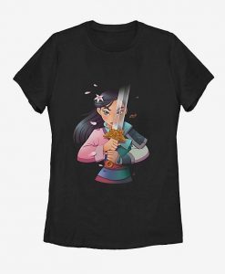 Disney Mulan Anime T Shirt SR