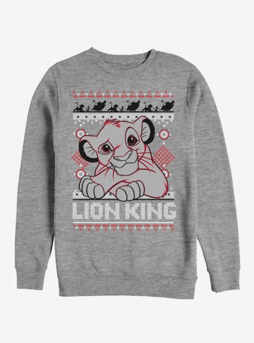 Disney Simba Christmas Sweatshirt FD