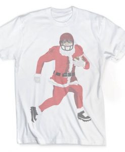 Football Vintage Santa T-Shirt EL01