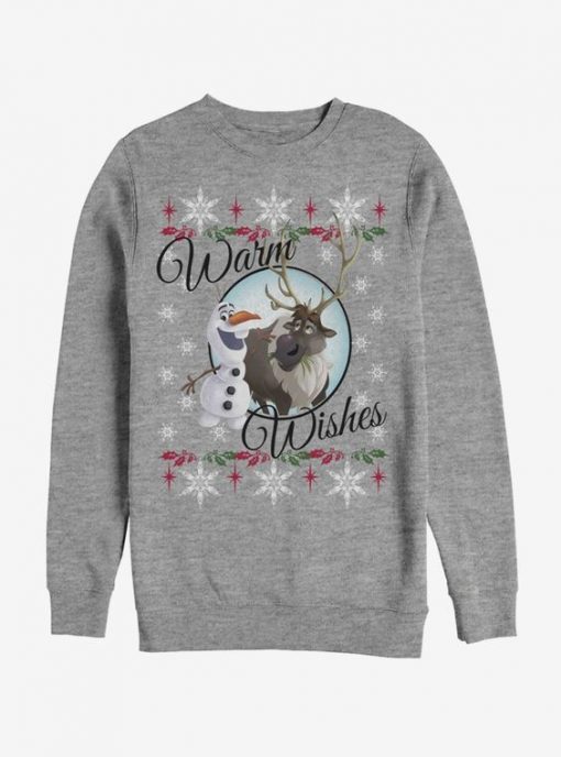 Frozen Christmas Warm Wishes Sweatshirt FD