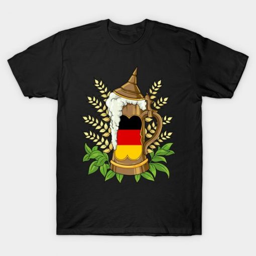 German Beer Stein T Shirt SR01