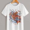 Goldfish & Chinese Characters T-Shirt VL01