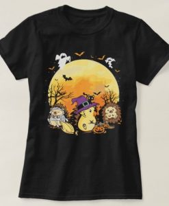 Halloween Hedgehog Zombie T-Shirt EL